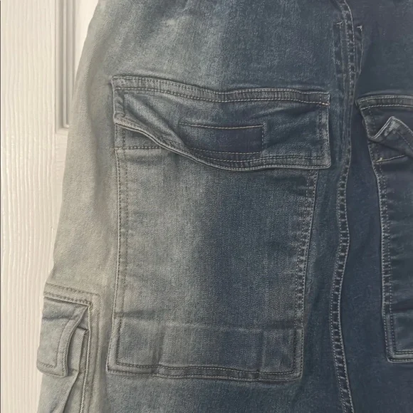 Rick Owens unisex  Mineral Pearl Degrade Two-Tone Denim Pants - Picture 11 of 16